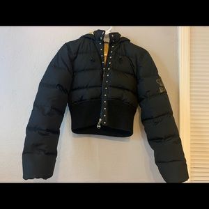 Cropped puffer jacket